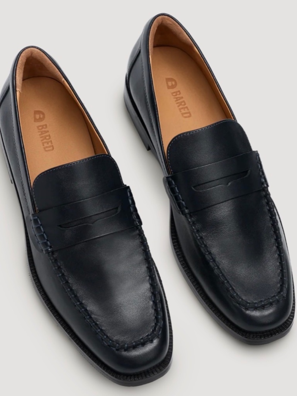 Bared Footwear Maleo Leather Loafers, Size 36